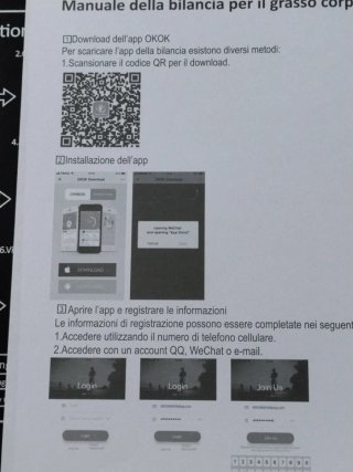 Bilancia Pesa Persone TECH-IT con App