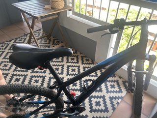 Bicicleta Decathlon Talla S Negra/Azul