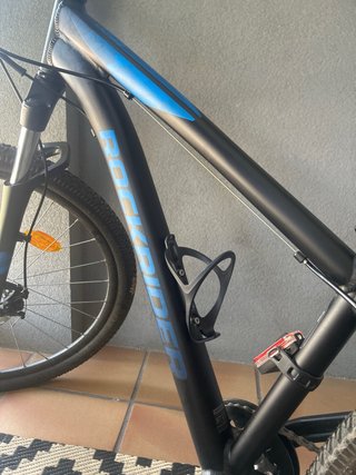 Bicicleta Decathlon Talla S Negra/Azul