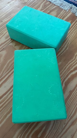 Manubri da 1 kg e Blocchi Yoga Verdi