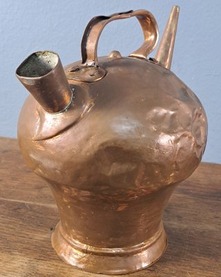 Antiguo botijo de cobre, siglo XIX