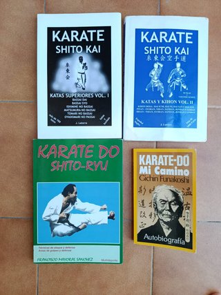 Libros Karate Shito Ryu y Shito Kai