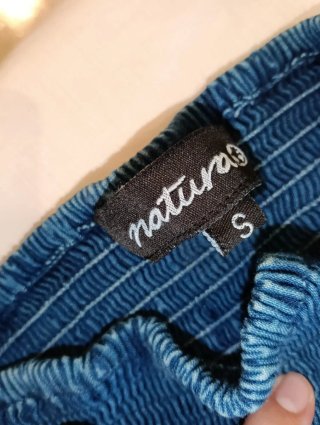 Pantalones anchos azules. Bombachos