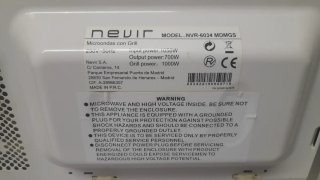 Microondas Nevir con Grill