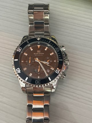 Reloj VAVA VOOM Multifunción Negro y Plateado
