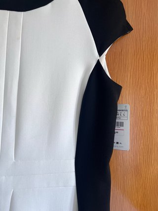 Vestido negro y blanco sin estrenar
