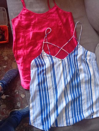 Lote 2 Tops Verano Tirantes Talla S/M