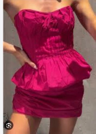 Vestido Zara palabra de honor