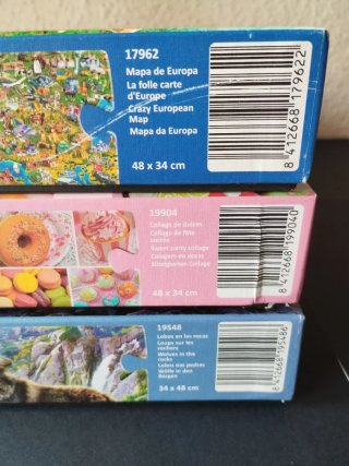 Lote de Puzzles Educa 500 piezas