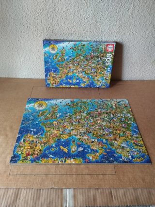 Lote de Puzzles Educa 500 piezas