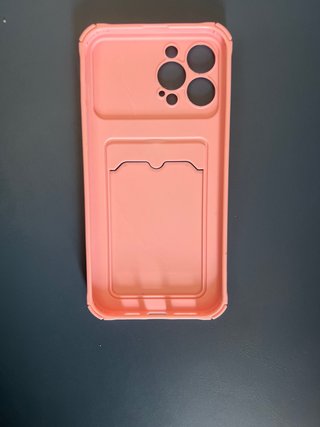 Custodia iPhone 13 Pro Max in silicone rosa