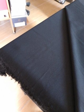 Tessuto poliestere elasticizzato nero MT 3.20