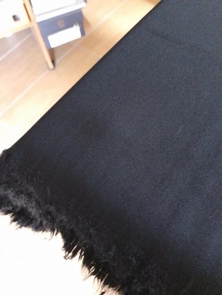 Tessuto poliestere elasticizzato nero MT 3.20