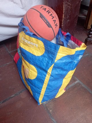 Lote Balones, Rodilleras y Raquetas