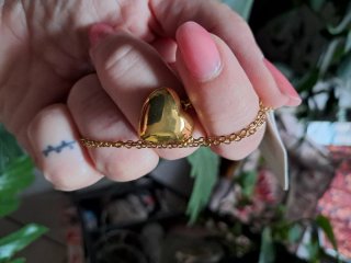 Collana con ciondolo a cuore apribile