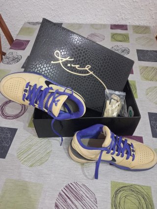 Nike Kobe IV Proto FC Barcelona Beige/Azul