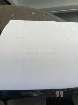 Macchina da scrivere Olivetti M40