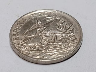 Moneda 25 céntimos 1925 Carabela - España