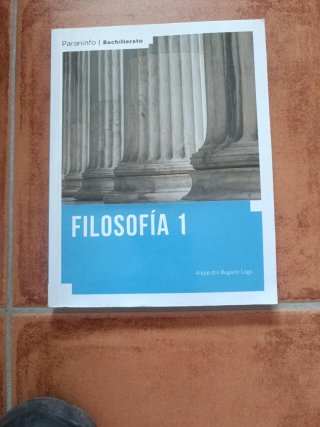 Libro 1° bachiller FILOSOFÍA 1º (LOMLOE)