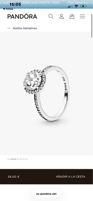 Anillo Pandora