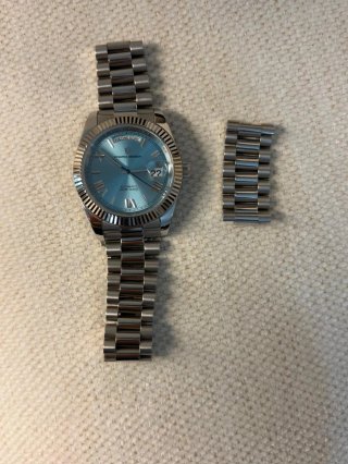 Reloj Pagani Design Azul y Plateado