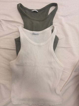 Lote 2 Camisetas Tirantes Cortas Bershka