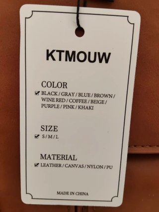 Maletín KTMOUW marrón nuevo
