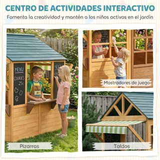 Casita de madera infantil