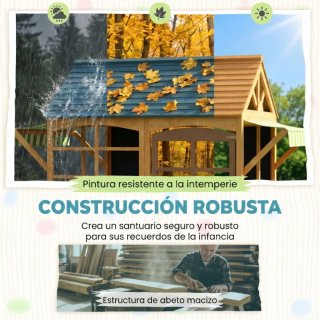 Casita de madera infantil