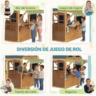 Casita de madera infantil
