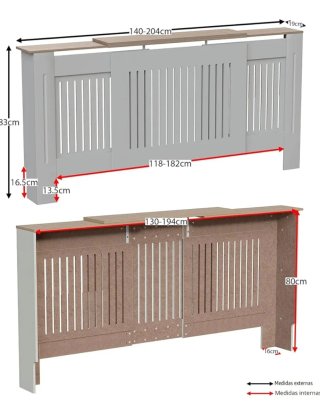 Cubierta Radiador Vida Designs Arlington