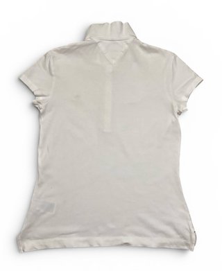 Polo Tommy Hilfiger Mujer Slim Fit Blanco Talla M