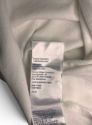 Polo Tommy Hilfiger Mujer Slim Fit Blanco Talla M
