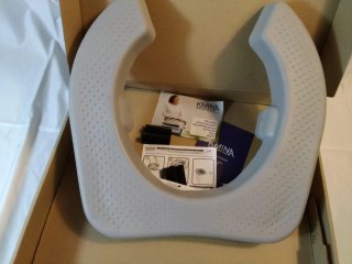 Rialzo WC Beige/Grigio kmina nuovo