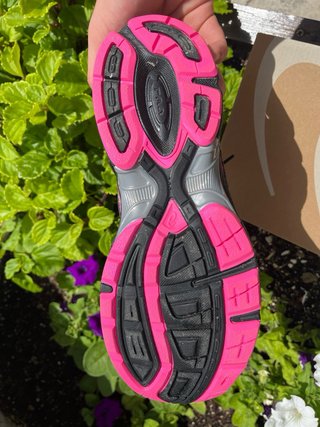 Zapatillas Asics Niña Talla 36 Rosa/Negro
