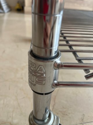 Estanteria galvanizada con ruedas