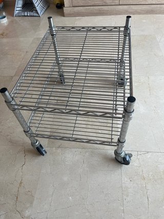 Estanteria galvanizada con ruedas