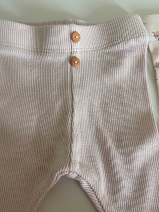 Pack 3 leggings recién nacida talla 1