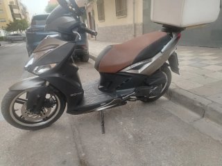 Moto Scooter 50cc Negra y Marrón