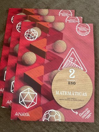 Matemáticas 2o de ESO operación mundo Anaya