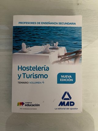 Profesores de Enseñanza Secundaria. Hostelería ...