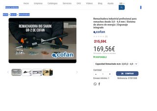 Remachadora Cofan Big Shark Profesional