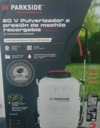 Parkside 20V Pulverizador Mochila Recargable