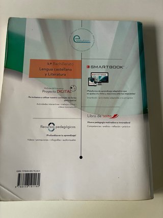 Lengua castellana y literatura 1 Bachillerato