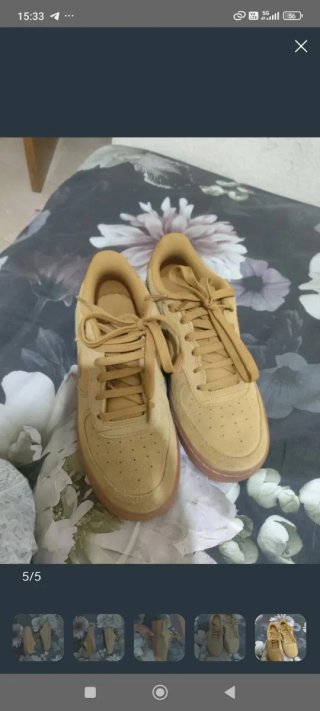 Nike Air Force 1 Marrones/Amarillas Originales