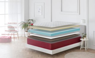 Estructura Cama + Colchón 140x200cm