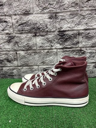 Converse rosse pelle Tg 37.5