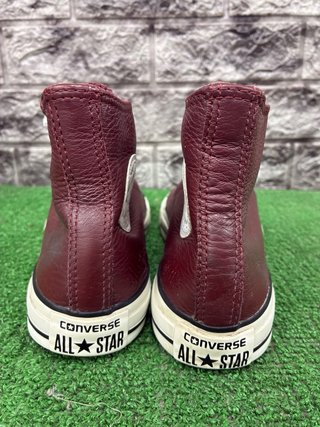 Converse rosse pelle Tg 37.5
