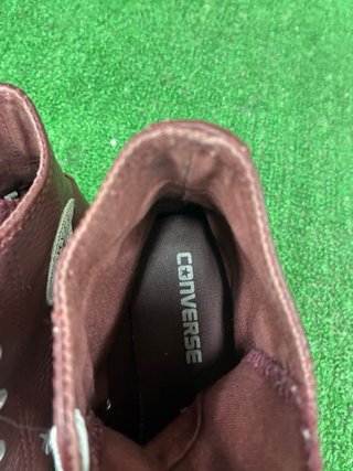 Converse rosse pelle Tg 37.5