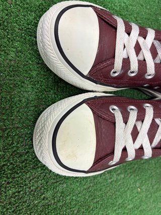 Converse rosse pelle Tg 37.5